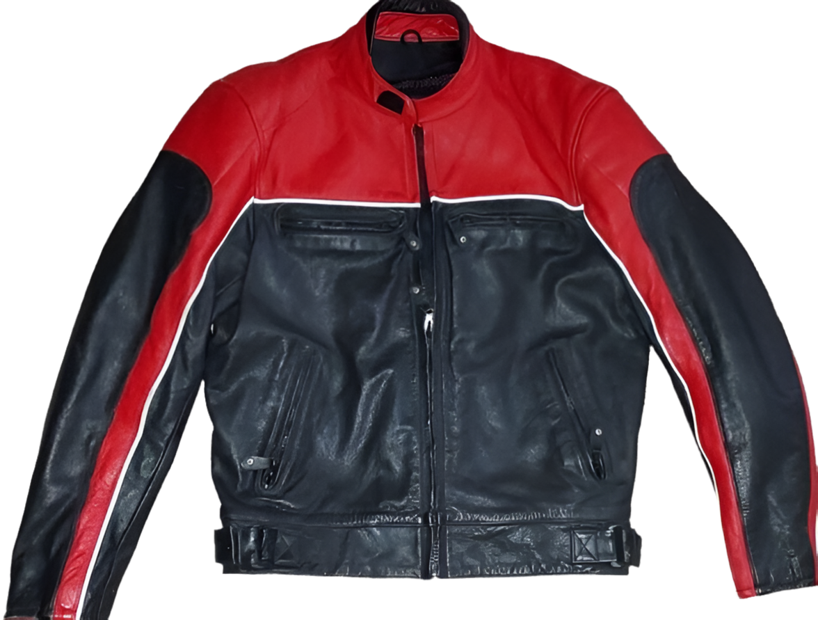 Vintage RAIDER Motorcycle RACING Biker Leather Jacket