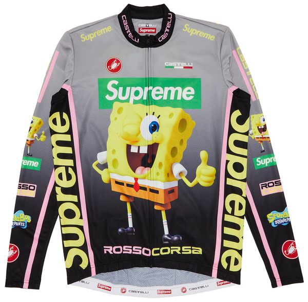 Supreme®/SpongeBob SquarePants Castelli® L/S Cycling Jersey