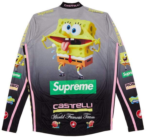 Supreme®/SpongeBob SquarePants Castelli® L/S Cycling Jersey
