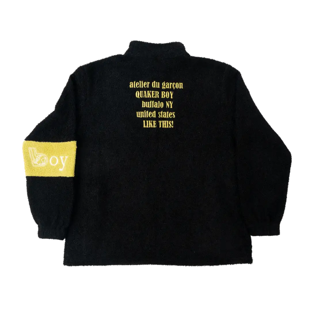 Quaker Boy's Workshop Sherpa Quarter Zip Sweatshirt