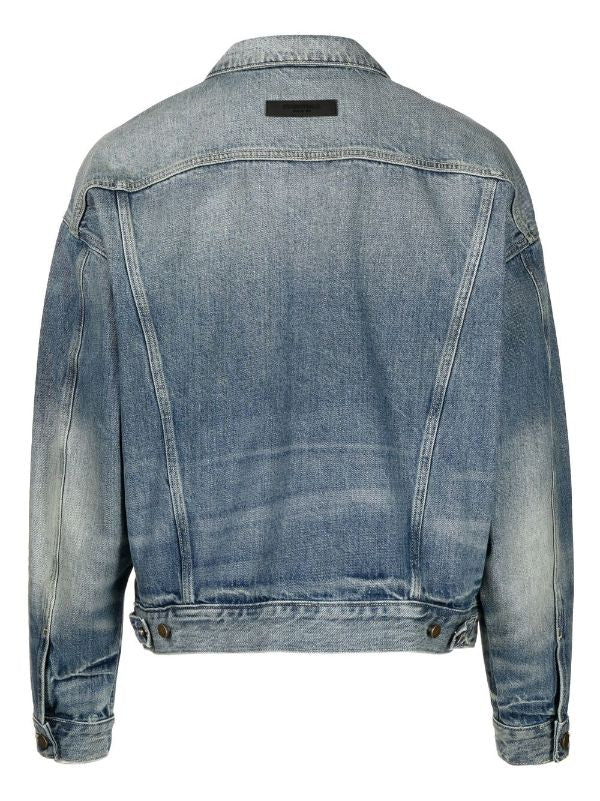 FEAR OF GOD ESSENTIALS
Stonewashed Trucker Denim Jacket