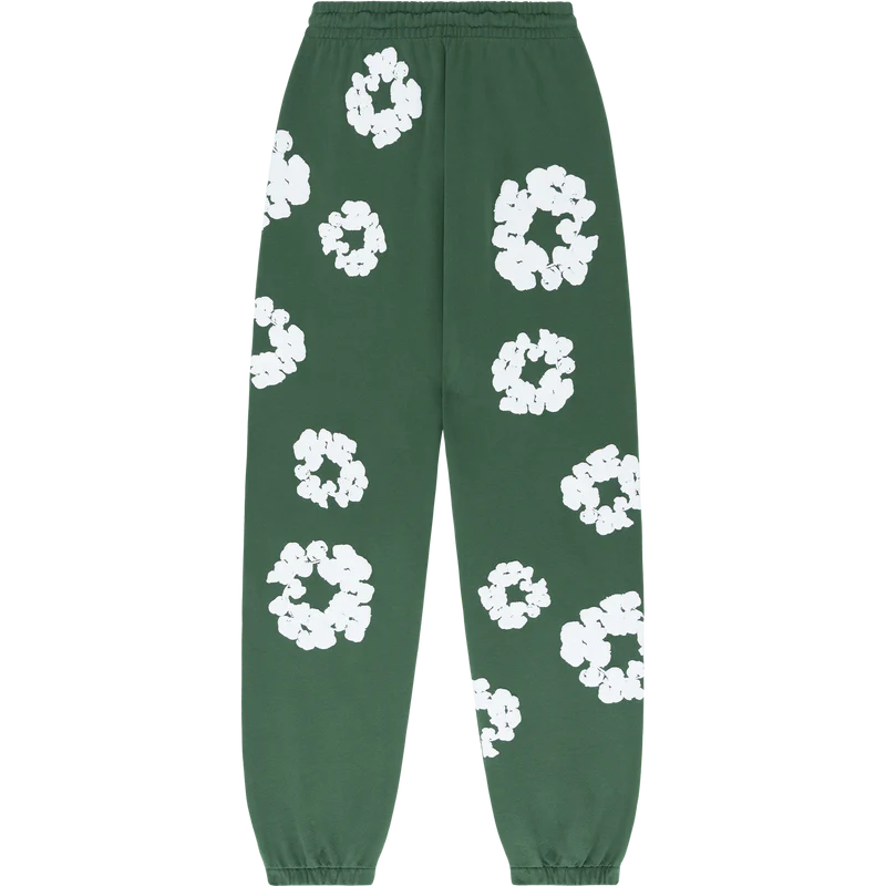 Denim Tears The Cotton Wreath Green Sweatpants