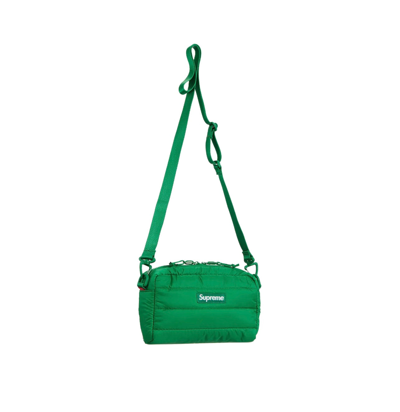 Supreme Puffer Green Side Bag