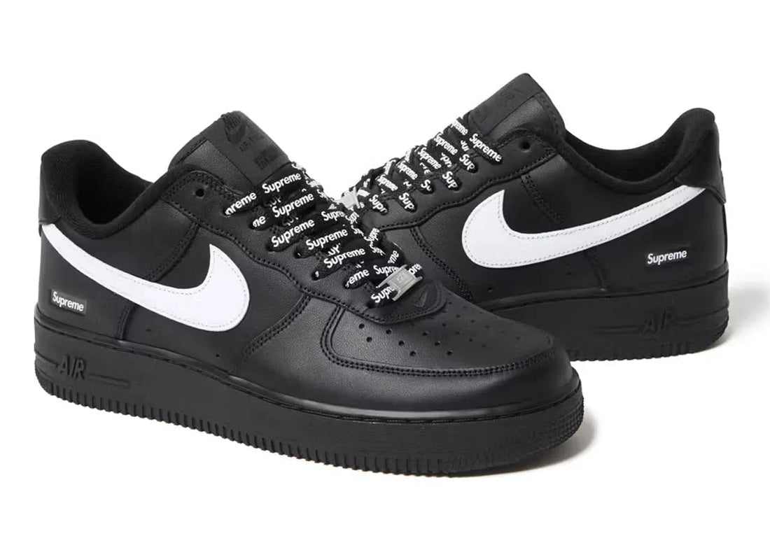 Nike Air Force 1 Low 'Supreme - Black White'