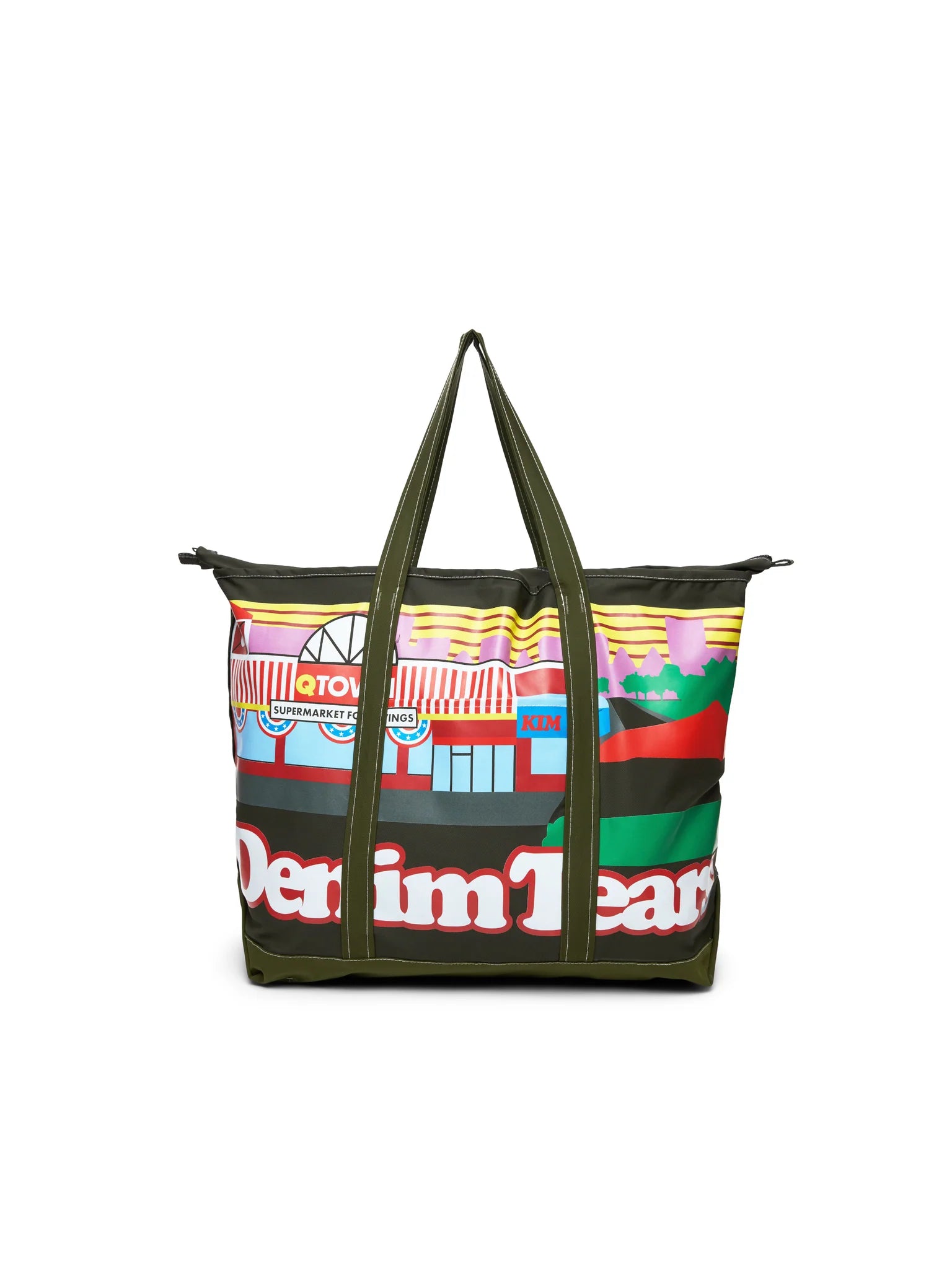Denim Tears Q TOWN NYLON TOTE BAG